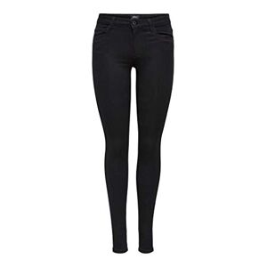 ONLY Women's ROYAL SOFT REG SKIN JEGGING BLACK NOOS Skinny Trousers, Black (Black C-N10), UK 10/L30 (Manufacturer size: S/30)