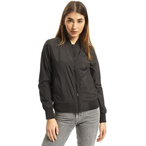 Urban Classics Women's Bomber Jacket, Light Bomber Jacket, Lightweight Flight Jacket for Women, Many Colours, Sizes XS–XL, black