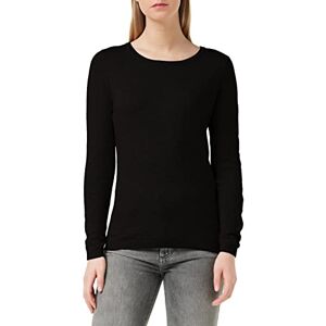 VERO MODA VERO MODO Vmcare Women’s Long Sleeve Round Neck Jumper with Structured Pattern Slim Fit