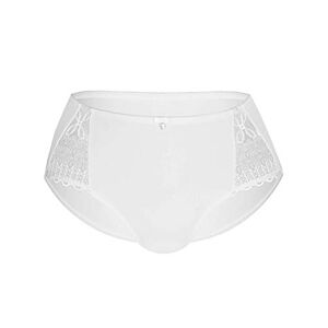 Sassa Damen Panties Panty 36089, Einfarbig, Gr. 42, Weiß (Weiß 00100)