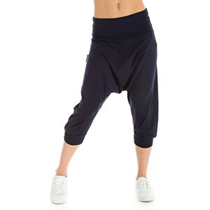 WINSHAPE Women's Tracksuit Bottoms Sports Dance Fitness Leisure Harem Trousers blue Night Blue Size:L