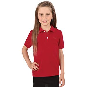 Trigema Ladies Pique Quality Polo Shirt, Red (cherry 036)