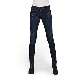 G-STAR RAW Women’s Midge Cody Mid Waist Skinny Jeans (Midge Cody Mid Waist Skinny) Blue (Medium Aged 6131-071), size: 26W / 32L