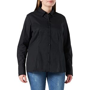 Seidensticker Women's Long regular Blouse Black Schwarz (39) 20 (Brand size: 46)