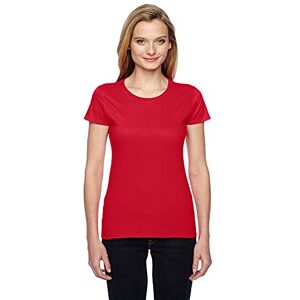 Fruit of the Loom Damen T-Shirt, Ss129m , Gr. XS (Herstellergröße: 8), Rot Rot