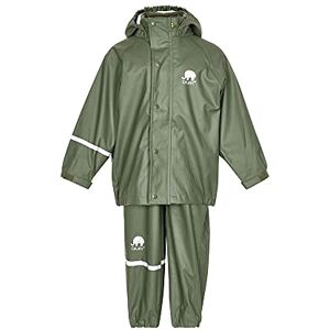 Celavi Unisex two-piece rain suit in many colours rain jacket ( Zweiteiliger Regenanzug in Vielen Farben) Army Green (Army 988), size: 92 (90)