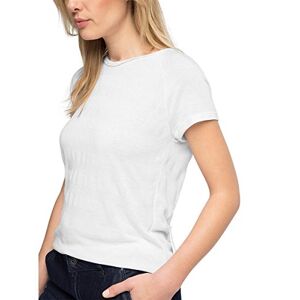ESPRIT Damen 046CC1K014-mit Rückenausschnitt T-Shirt, 100/WHITE, 42 (Herstellergröße: XL)