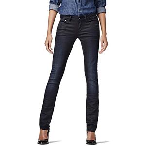 G-STAR RAW G-Star Women's Attacc Straight Jeans, Blue (Dark Aged), W25/L32