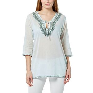 berydale Women's Tunic With Embroidery, Pearls and Rhinestones, light green/green, S