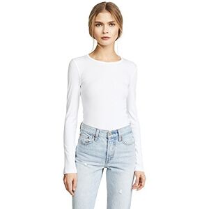 Splendid Damen 1X1 LS Langarmshirt, Weiß, 36 (Herstellergröße:Small)