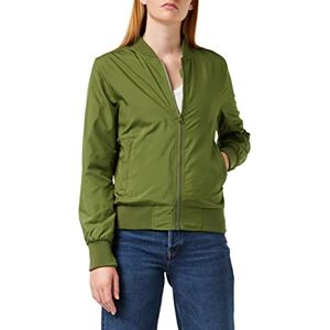 Urban Classics Women's Bomber Jacket, Light Bomber Jacket, Lightweight Flight Jacket for Women, Many Colours, Sizes XS–XL, olive