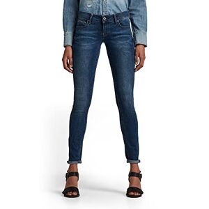 G-STAR RAW 3301 Women's Low Waist Skinny Jeans (3301 Low Waist Super Skinny) Blue (Dk Aged 6553-89), size: 31W / 32L