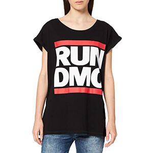 Damen Ladies Run DMC Logo Tee M Black