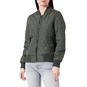 Urban Classics Women’s Jacket, Diamond Quilt Nylon Jacket (Ladies Diamond Quilt Nylon Jacket) Green (olive 176), size: XS