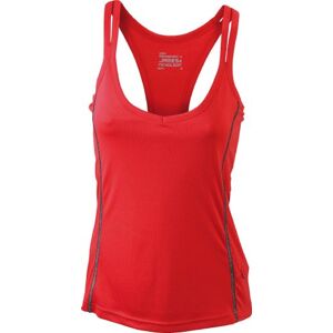 James & Nicholson Damen T-Shirt Running Reflex Top X-Large red/black