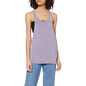 Urban Classics Damen Sport T-Shirt Ladies Loose Burnout Tanktop blau (Denimblue) X-Large