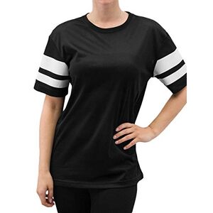 Urban Classics Damen T-Shirt Ladies Stripe Mesh Tee XS Blk/Wht