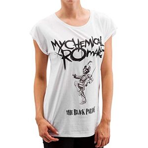 MERCHCODE Mister Tee Damen Ladies My Chemical Romace Black Parade Cover T-Shirts, White, M