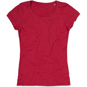 Stedman Apparel Damen Regular Fit T-Shirt , Rot Red (Cherry Heather), XL