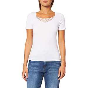 CALIDA Feminin Sense T-Shirt Damen, aus 100% extrafeiner Baumwolle, Feinripp, naht- und saumfrei