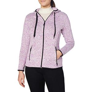 Stedman Apparel Damen Sweatshirt Active Knit Fleece Jacket/ST5950 Einfarbig, Lila Melange, X-Large (Herstellergröße: X-Large)