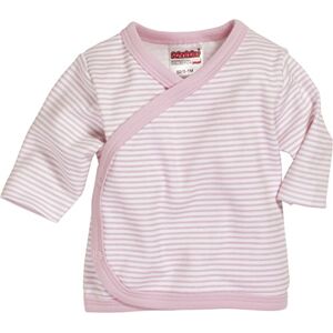 Playshoes Schnizler Unisex Baby Winged Shirt Long-Sleeved Striped Shirt (Flügelhemd Langarm Ringel) Pink (white/rose 586), size: 56