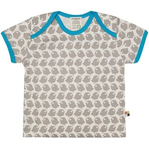 loud + proud Unisex Baby T-Shirts Animal Print 204 (204) Grey (Stone) Animal Print, size: 62/68
