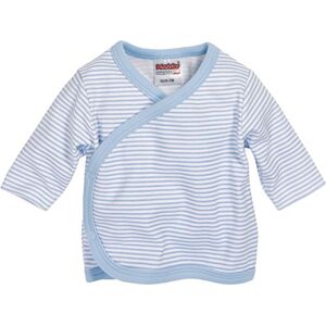 Playshoes Schnizler Unisex Baby Winged Shirt Long-Sleeved Striped Shirt (Flügelhemd Langarm Ringel) Blue (white/bleu 117), size: 50