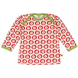 loud + proud Baby-Unisex 275 Sweatshirt, Rot (Sunrise su), 80 (Herstellergröße: 74/80)