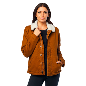 FOX Jakke  N1 Sherpa Dame, Brun  2XL