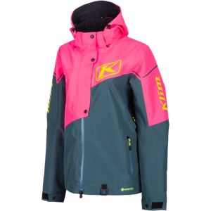 KLIM Jakke  Alpine Dame, Petrol/Knockout Pink