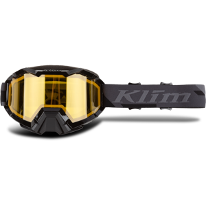 KLIM Snescooterbriller  Viper, Raid Sort/Gul Tint