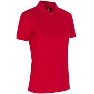 ID Identity Stretch Poloshirt Dame Rød M