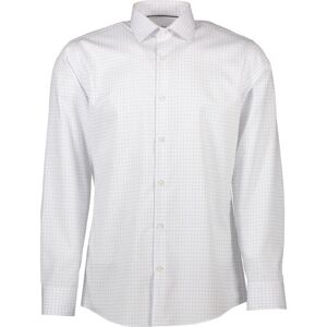 Seven Seas Skjorte S55, Slim Fit, Strygefri, Hvid/lys Blå, 2xl