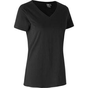 Core V-Neck Tee Dame Sort 2xl XXL Sort