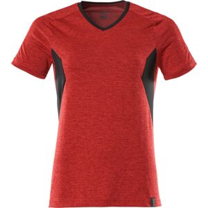 MASCOT® Dame T-Shirt 18092-801-20209xx XXL signalrød-meleret/sort