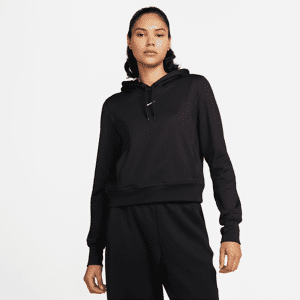 Nike Therma-FIT One-pullover-hættetrøje til kvinder - sort sort XXL (EU 52-54)