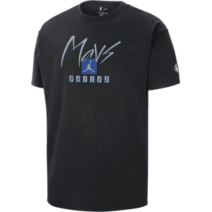 Dallas Mavericks Courtside Statement Edition Jordan NBA Max90-T-shirt til mænd - sort sort XXL