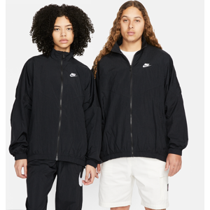 Vævet Nike Sportswear Essential Windrunner-jakke til kvinder - sort sort XL (EU 48-50)