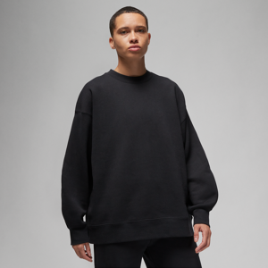 Jordan Flight-sweatshirt i fleece med rund hals til kvinder - sort sort XS (EU 32-34)
