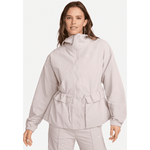 Oversized Nike Sportswear Everything Wovens-jakke med hætte til kvinder - lilla lilla XL (EU 48-50)