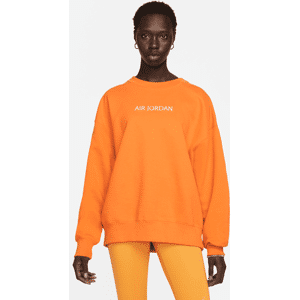 Air Jordan-sweatshirt med rund hals til kvinder - Orange Orange M (EU 40-42)