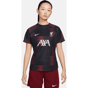 Liverpool FC Academy Pro Nike Dri-FIT Pre-Match-fodboldtrøje med korte ærmer til kvinder - rød rød M (EU 40-42)