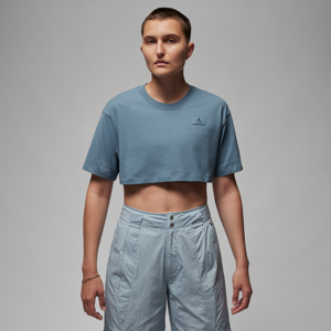 Jordan Sport Cropped-T-shirt til kvinder - blå blå XS (EU 32-34)