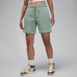 Jordan Brooklyn Fleece-shorts til kvinder - grøn grøn XL (EU 48-50)