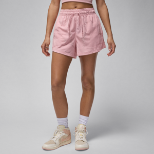 Maskinstrikkede Jordan-shorts til kvinder - Pink Pink XS (EU 32-34)