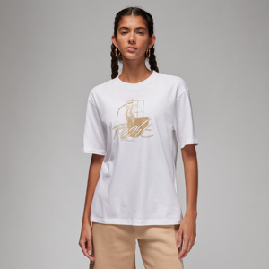 Jordan-T-shirt med grafik til kvinder - hvid hvid XS (EU 32-34)