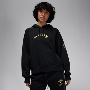 Paris Saint-Germain Brooklyn Fleece Jordan fodbold-pullover-hættetrøje til kvinder - sort sort XXL (EU 52-54)