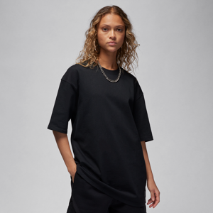 Oversized Jordan Essentials-T-shirt til kvinder - sort sort XS (EU 32-34)