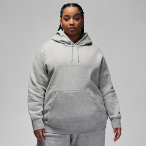 Jordan Brooklyn Fleece-hættetrøje til kvinder (plus size) - grå grå 2X
